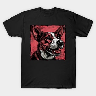 Retro Art Basenji Dog Lover T-Shirt